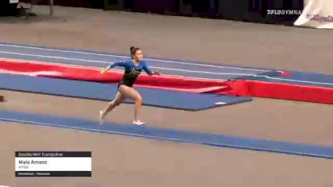 Maia Amano - Double Mini Trampoline, MTGA - 2021 USA Gymnastics Championships
