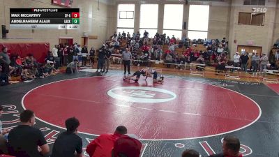 157 lbs Day 1 (round 2) - Max McCarthy, St. Francis A vs Abdelraheem Alajji, Lackawanna