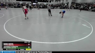 100 lbs Champ. Round 1 - Derik Kiefer, Teknique Wrestling vs Dominick Mariotti, MN Elite Wrestling Club