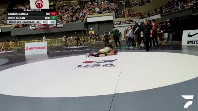 Bantam - 70 lbs Cons. Round 3 - Miya Sanchez, Legacy Wrestling Center vs Calaiya Branch, NexGen Regional Training Center