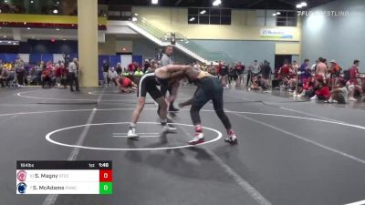 184 lbs Round Of 16 - Stephano Magny, Springfield Tech vs Shane McAdams, Penn State WC