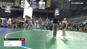 132 lbs Cons 64 #2 - Matthew DeWitt, Montana vs Cayden Henschel, Wisconsin