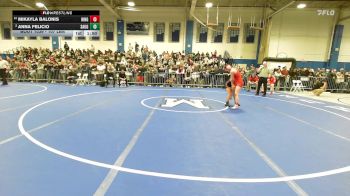 107 lbs Quarterfinal - Mikayla Balonis, Hingham vs Anna Felicio, Saugus/Peabody