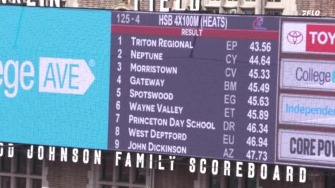 High School Boys' 4x100m Relay, Finals 5