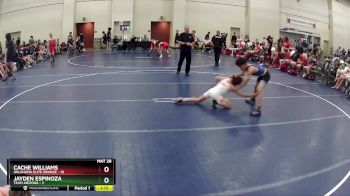 102 lbs Finals (8 Team) - Jayden Espinoza, Team Arizona vs Cache Williams, Oklahoma Elite Orange