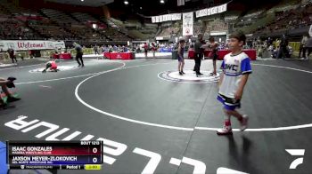 108 lbs Cons. Round 4 - Isaac Gonzales, Madera Wrestling Club vs Jaxson Meyer-zlokovich, Del Norte Wrestling Inc.