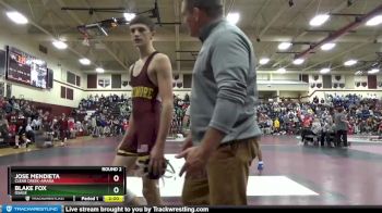 120 lbs Round 2 - Blake Fox, Osage vs Jose Mendieta, Clear Creek-Amana