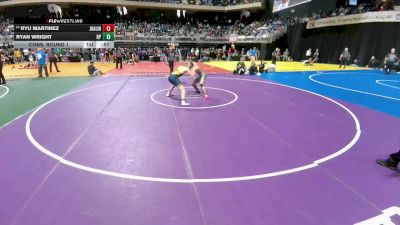 5A 150 lbs Cons. Round 1 - Ryu Martinez, La Joya Juarez-Lincoln vs Ryan Wright, Dallas Highland Park