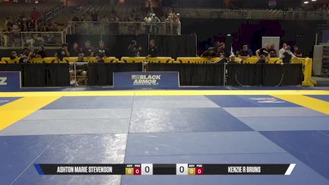 Kenzie R Bruns vs Ashton Marie Stevenson 2025 Pan Jiu Jitsu IBJJF Championship