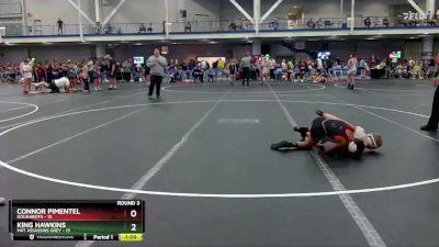 80 lbs Round 3 (8 Team) - King Hawkins, Mat Assassins Grey vs Connor Pimentel, Doughboys