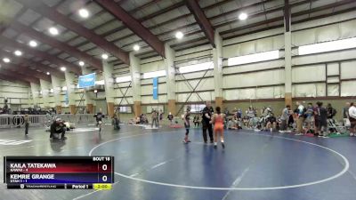 87 lbs Placement Matches (8 Team) - Kaila Tatekawa, Hawaii vs Kemrie Grange, Utah 1