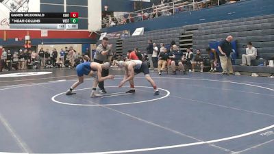 133 lbs Consy 4 - Garen McDonald, Central Valley vs Noah Collins, West Greene