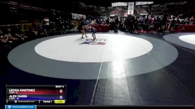 105 lbs Round 2 (4 Team) - Leona Martinez, SJWA vs Alex Marin, CVWA