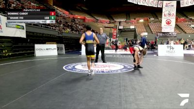 Cadet Boys Lower - 106 lbs Champ. Round 2 - Benson Tanner, USA Gold vs Malosi Johnson George Limutau