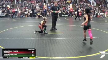65 lbs Cons. Round 3 - Aubrey McKay, Romeo WC vs Addistyn Chase, Grant WC