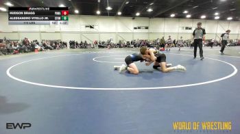 110 lbs Quarterfinal - Hudson Bragg, POWA 14U vs Alessandro Vitello Jr., Storm MS