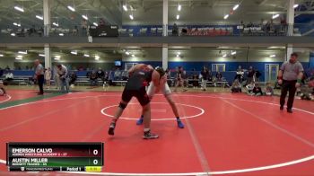 210 lbs Round 1 (16 Team) - Emerson Calvo, Askren Wrestling Academy 2 vs Austin Miller, Burnett Trained