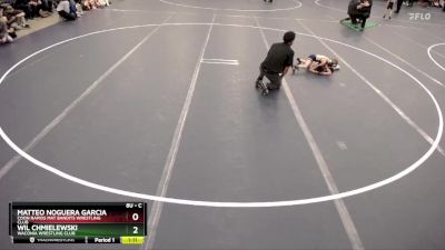 Champ. Round 1 - Wil Chmielewski, Waconia Wrestling Club vs Matteo Noguera Garcia, Coon Rapids Mat Bandits Wrestling Club