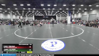 138 lbs Quarterfinal - Chris Lalonde, Bear Cave Wrestling Club vs Cody Trevino, Big Game Wrestling Club