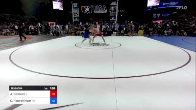 120 lbs Rnd Of 64 - Andrew Salmieri, IL vs Cael Floerchinger, MT