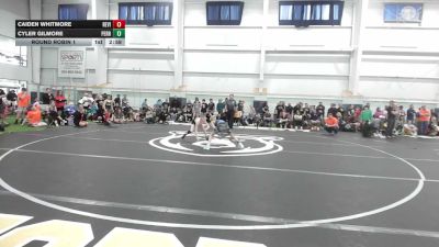 80 lbs Round Robin 1 - Caiden Whitmore, Revival Orange - MS vs Cyler Gilmore, Perry Gladiator - MS