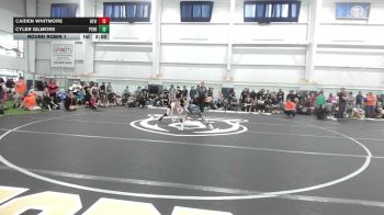 80 lbs Round Robin 1 - Caiden Whitmore, Revival Orange - MS vs Cyler Gilmore, Perry Gladiator - MS