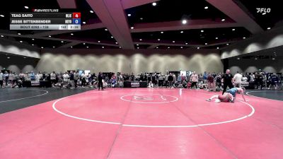 138 lbs Cons. Round 3 - Teag Saito, New Jersey vs Jesse Bittenbender, New York