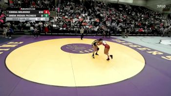 4A 100 lbs Champ. Round 1 - Ximena Melendez, Mountain View vs Jimena Irizaba Pacheco, Orem