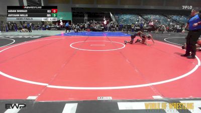 92 lbs Semifinal - Aidan Shirazi, New England Gold vs Aviyahn Mills, Roundtree Wrestling Academy