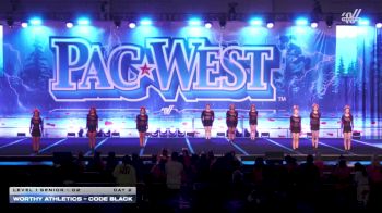 Worthy Athletics - CODE BLACK [2026 L1 Senior - D2 Day 2] 2026 PacWest Grand Nationals