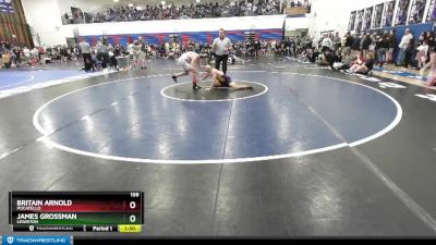 138 lbs Cons. Round 1 - James Grossman, Lewiston vs Britain Arnold, Pocatello