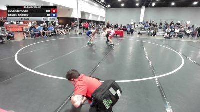 144 lbs Cole Cichocki, Team Michigan - Blue vs Daniel Dorsey, South Dakota Blue
