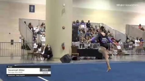Savannah Miller - Floor, Michigan Elite #935 - 2021 USA Gymnastics Development Program National Championships