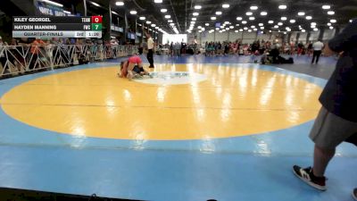 235 lbs Quarterfinal - Izabella Riebe, Team RJN Green - HSG vs Zoey Murphy, Wrecking Crew Dream Crushers - HSG
