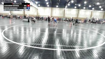 126 lbs Consi Of 4 - Alexander Esparza, Well Trained vs Deaven Montanez, Youth Impact Center Wrestling Club