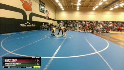 175B Round 1 - Danny Pieri, Natrona County vs Jayden Beckley, Campbell County