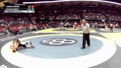 D3-150 lbs Cons. Round 3 - Landen Roeder, Monroeville vs Dalton Oberly, Waynedale