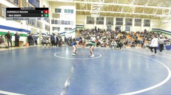 110 lbs Cons. Round 3 - Mia Green, Helix vs Aubrielle Molina, Central Union