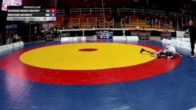 57kg Cons. Round 3 - Deandrae Briaun Jabaybay, Saskatoon Junior Huskies vs Brayden McInroy, Raw North WC