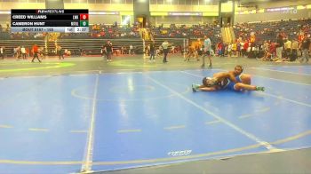 165 lbs Champ. Round 2 - Cameron Hunt, Mt. Olive vs Creed Williams, Lindsey Wilson (Ky.)