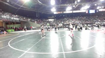 135 lbs Champ. Round 2 - Addison Stigall, Newport vs Vanessa Hood, Sandpoint