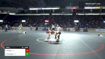 106 lbs Prelims - Porter Craig, Camas vs Caleb Evanger, White River