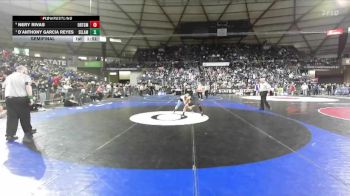 Boys 2A 106 lbs Semifinal - D`Anthony Garcia Reyes, Selah vs Nery Rivas, Orting