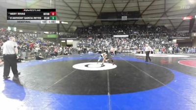 Boys 2A 106 lbs Semifinal - D`Anthony Garcia Reyes, Selah vs Nery Rivas, Orting