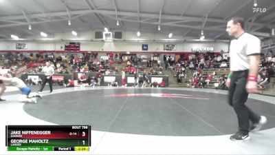 141 lbs 3rd Place Match - George Maholtz, Lander vs Jake Niffenegger, Gannon