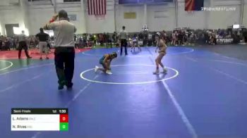 62 lbs Semifinal - Landyn Adams, Salem Elite vs Nery Rivas, Mat Demon WC