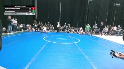 120 lbs Round 1 - Hugh Zimmerman, Iron Horse Blue vs Devin Hord, East Carolina Elite