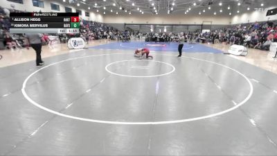 114 lbs Champ. Round 1 - Allison Hegg, Oakton vs Kimora Mervilus, Bayside