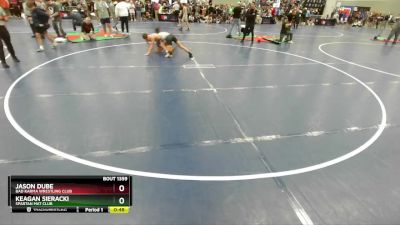 138 lbs Cons. Round 4 - Jason Dube, Bad Karma Wrestling Club vs Keagan Sieracki, Spartan Mat Club