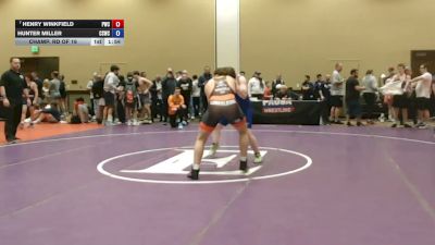 215 lbs Champ. Rd Of 16 - Henry Winkfield, Pirates Wrestling Club vs Hunter Miller, Creek Style Wrestling Club